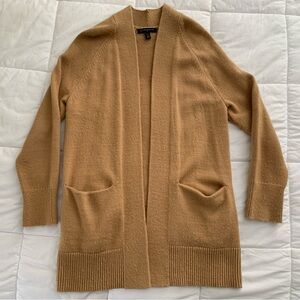 Banana Republic Tan Cardigan Sweater Open Front